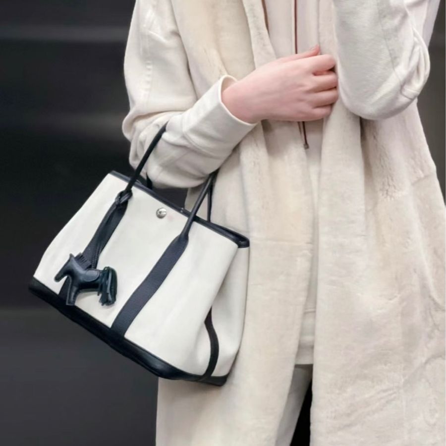 Hermes 黑白熊貓Garden Party GP 30-18
