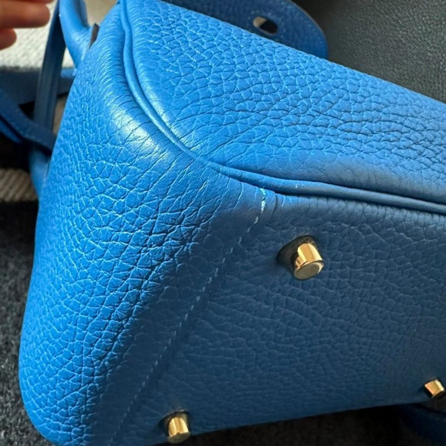 hremes mini lindy tc 7q blue stamp y✨-2