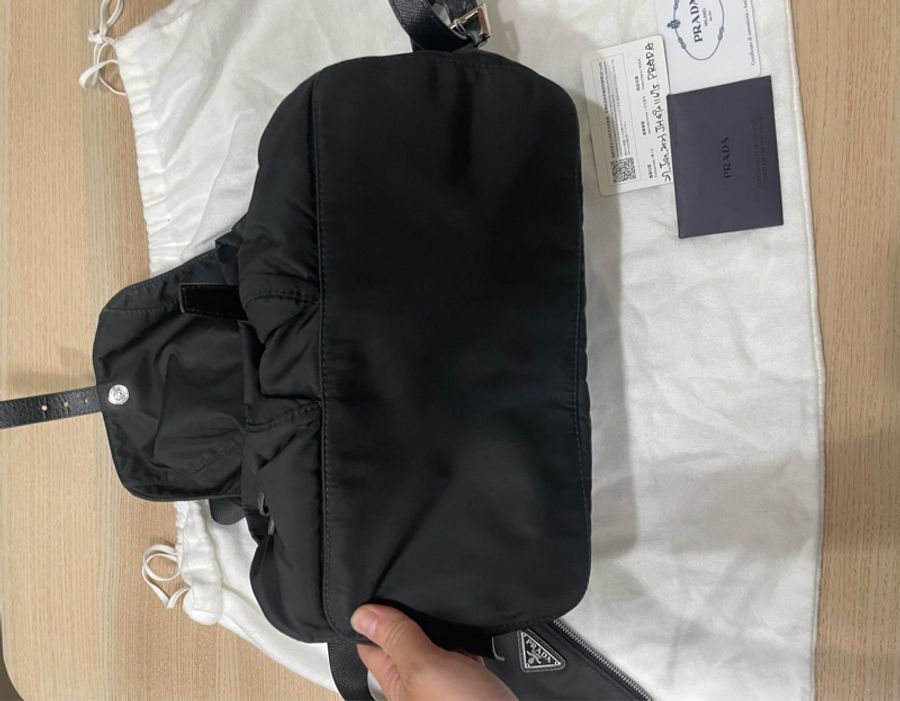 PRADA Re-Nylon 中型背包+化妝袋-5