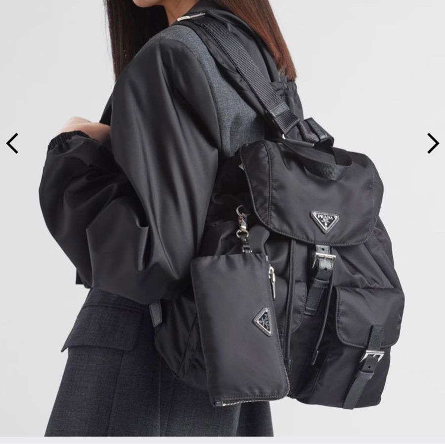 PRADA Re-Nylon 中型背包+化妝袋-7