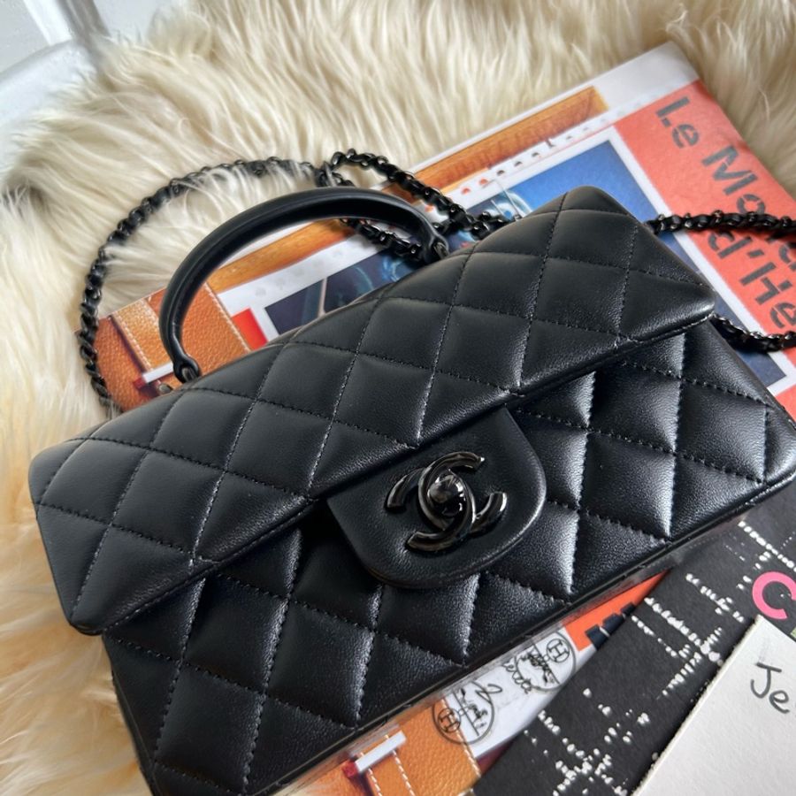 香奈兒all black mini-0