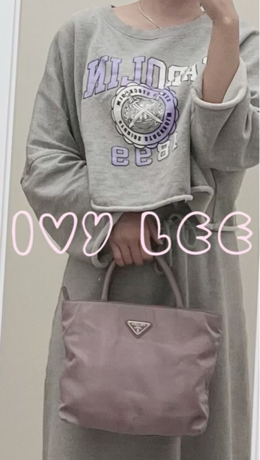 PRADA B6245 輕便手提包 尼龍 迷你 薰衣草紫 二手精品-22