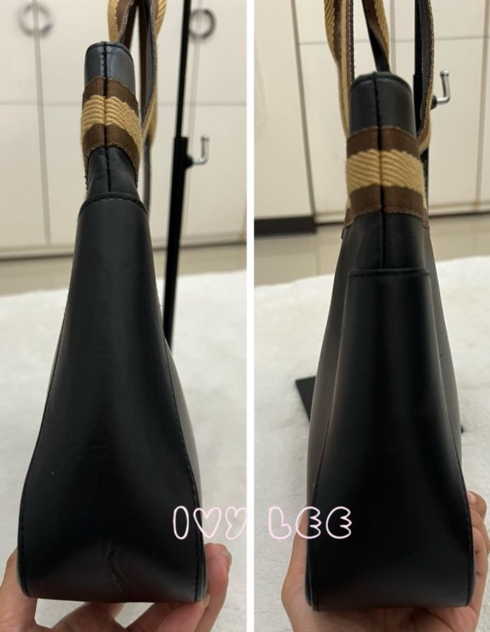 GUCCI 手提包 托特包 002・1135 皮革 經典黑色 二手精品-9