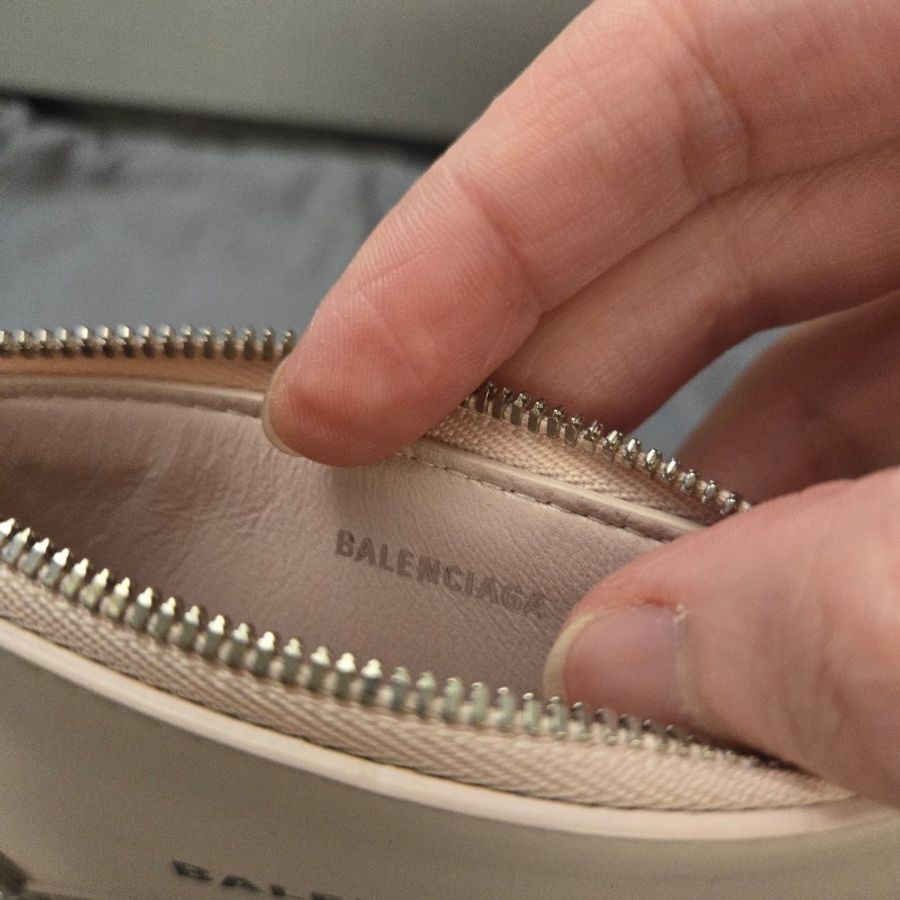 BALENCIAGA巴黎世家粉色拉鍊零錢包 鑰匙包-10