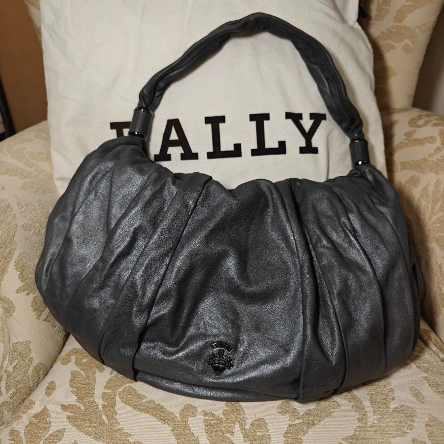 🏖️超值價🌄BALLY Hobo bag 腋下包 肩背包 單肩包 半月包 側揹包 手提袋 手提包 手袋 媽媽包-5