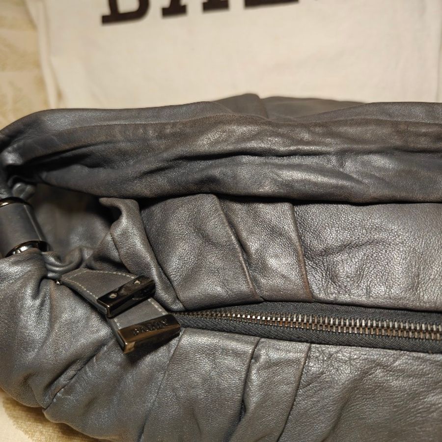 🏖️超值價🌄BALLY Hobo bag 腋下包 肩背包 單肩包 半月包 側揹包 手提袋 手提包 手袋 媽媽包-12
