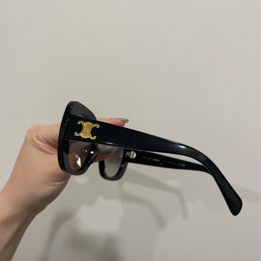 Celine 金色凱旋門墨鏡 黑 小紅書爆款-12