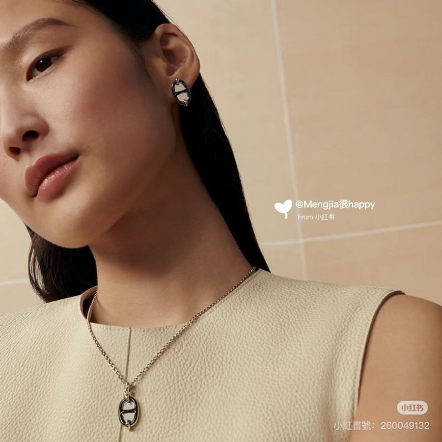 Hermes Mini Maillon 豬鼻項鍊 最新款 全新全配-5