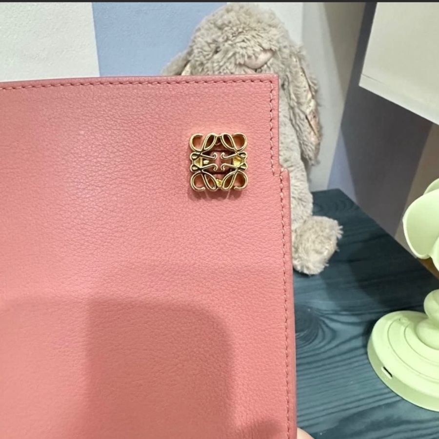 Loewe dice pocket 乾燥玫瑰粉-3