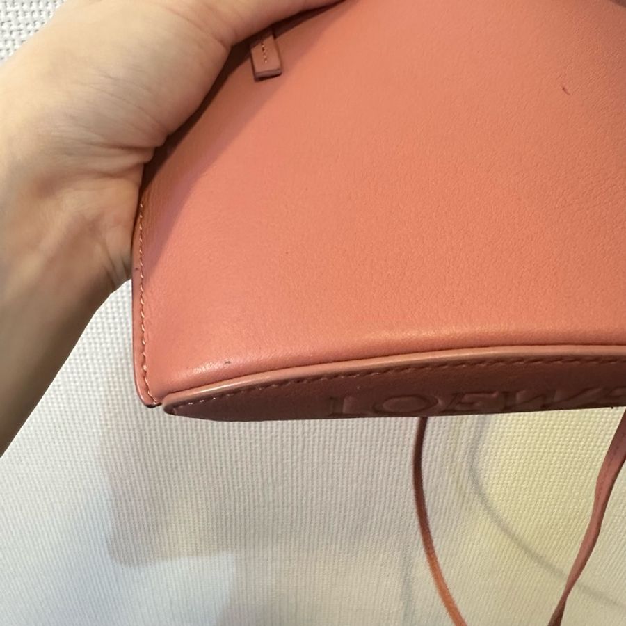 Loewe dice pocket 乾燥玫瑰粉-8