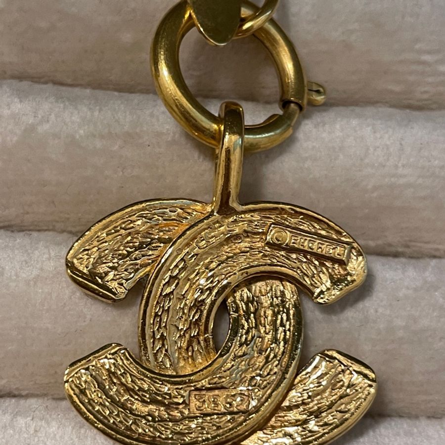 vintage chanel 經典鳥籠小號項鍊-8