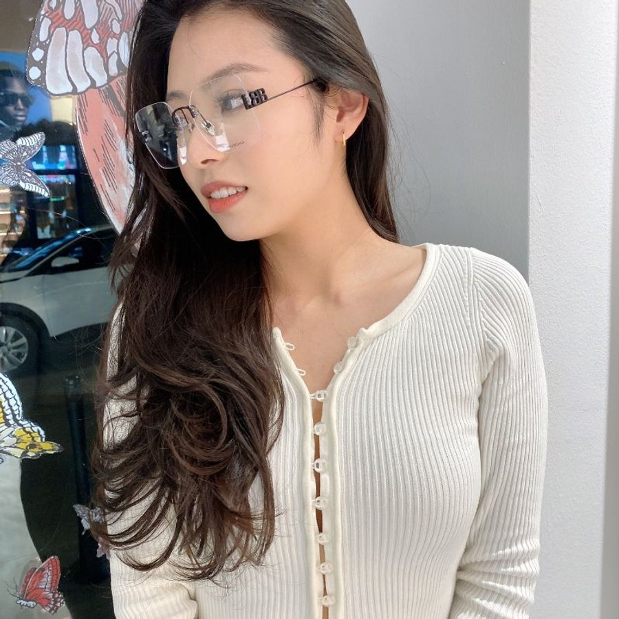 Balenciaga 無框光學眼鏡 全新全配-3