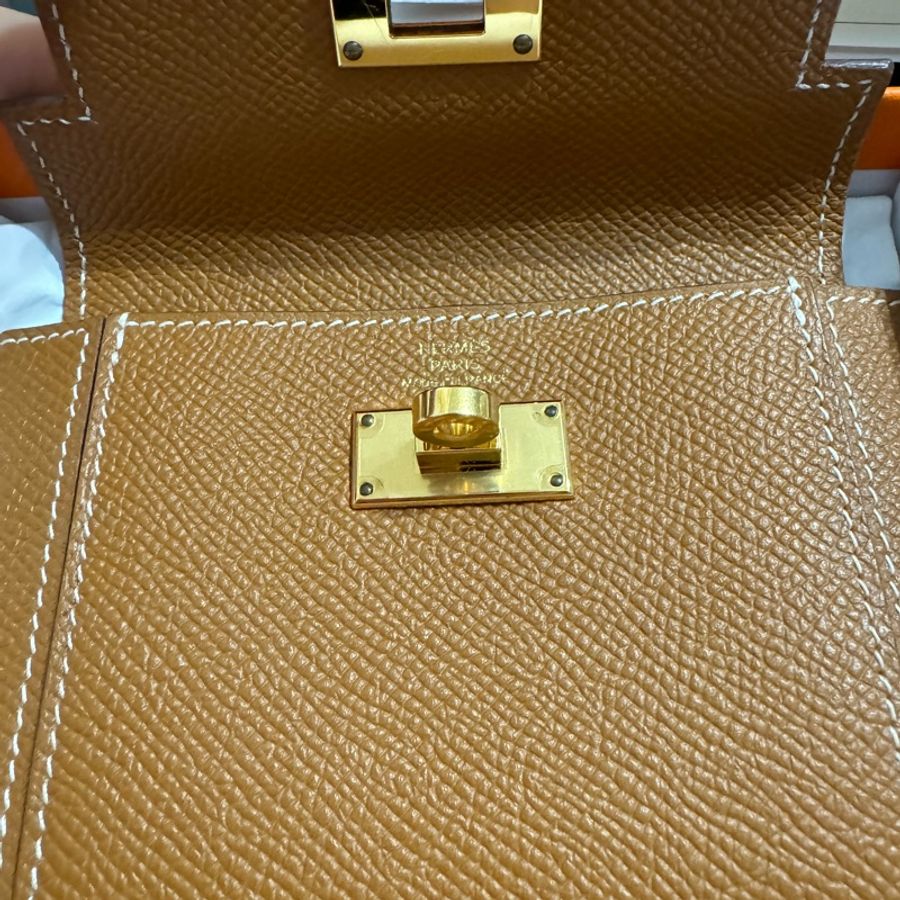Hermes夢幻逸品‼️Kelly Pocket短錢包-10
