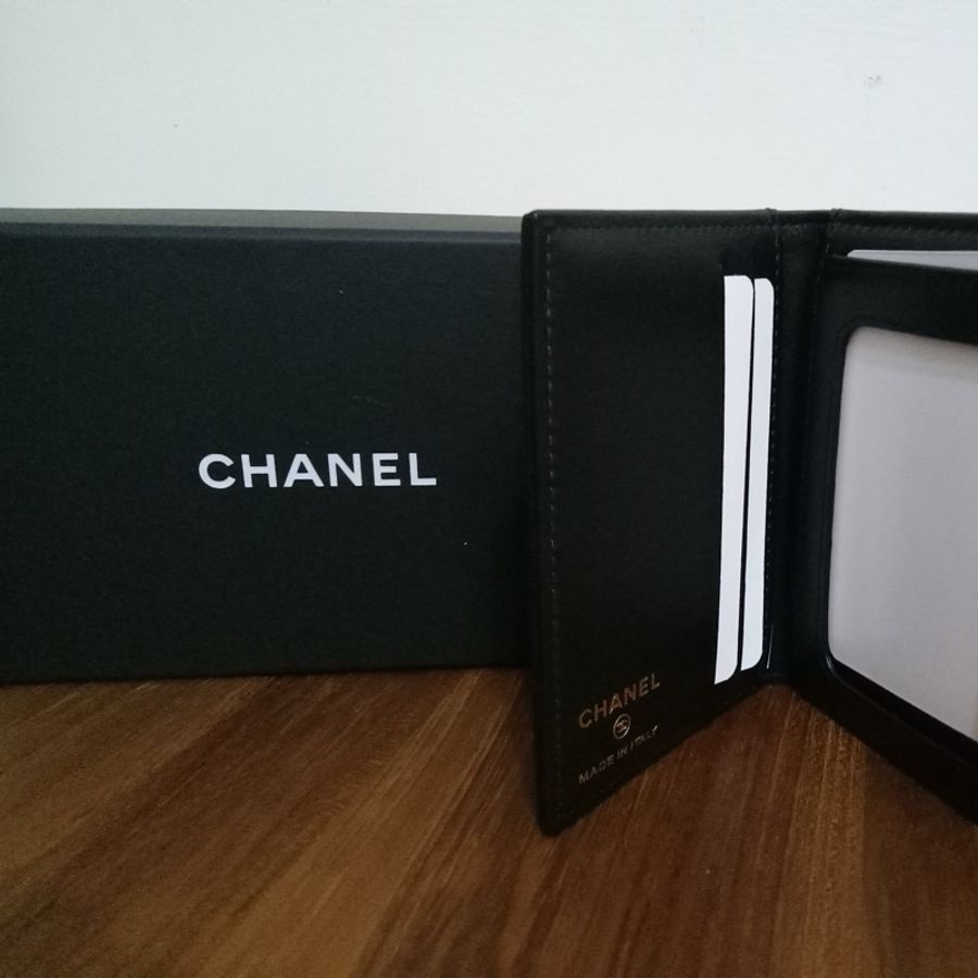 香奈兒CHANEL 對開卡片夾 名片夾 附盒 全新現貨-1