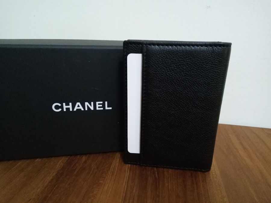 香奈兒CHANEL 對開卡片夾 名片夾 附盒 全新現貨-2