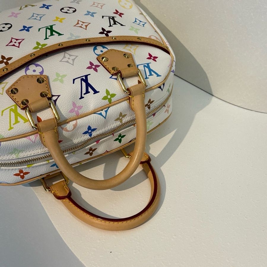 LV白三彩中古手提包-2