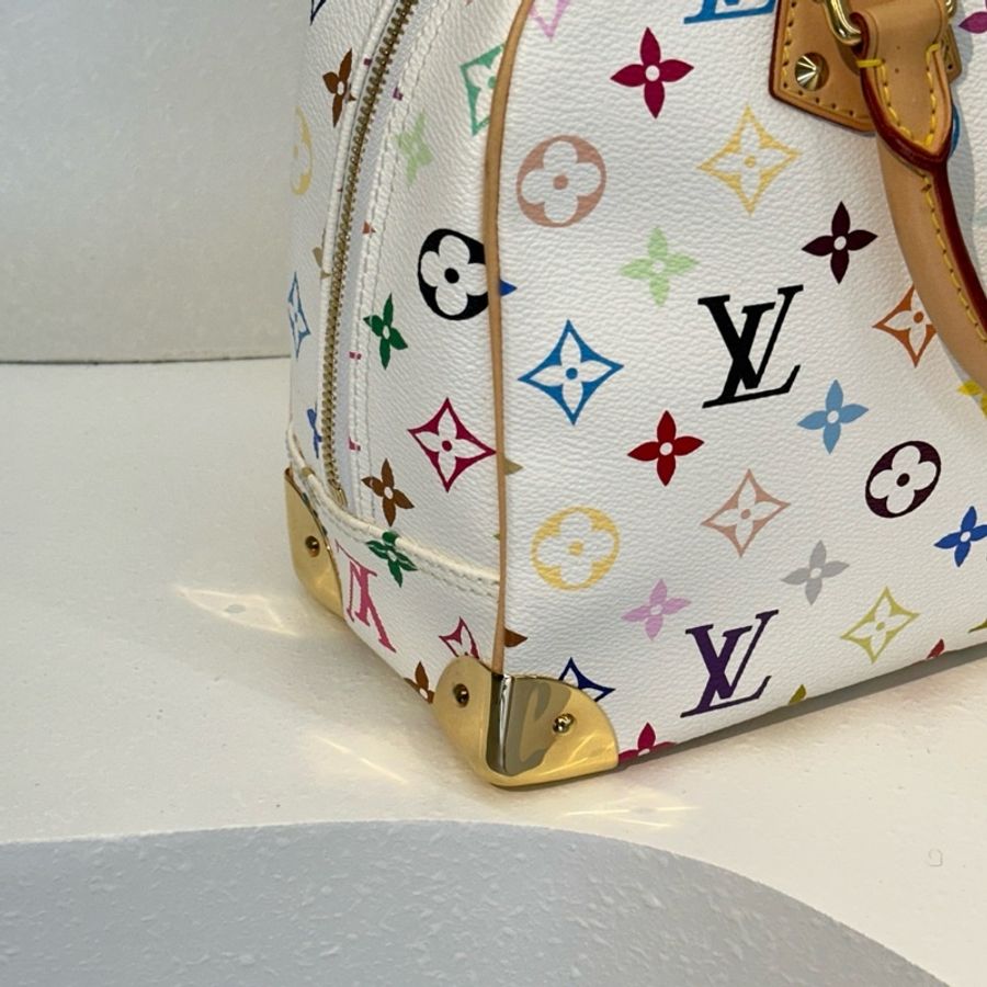 LV白三彩中古手提包-3