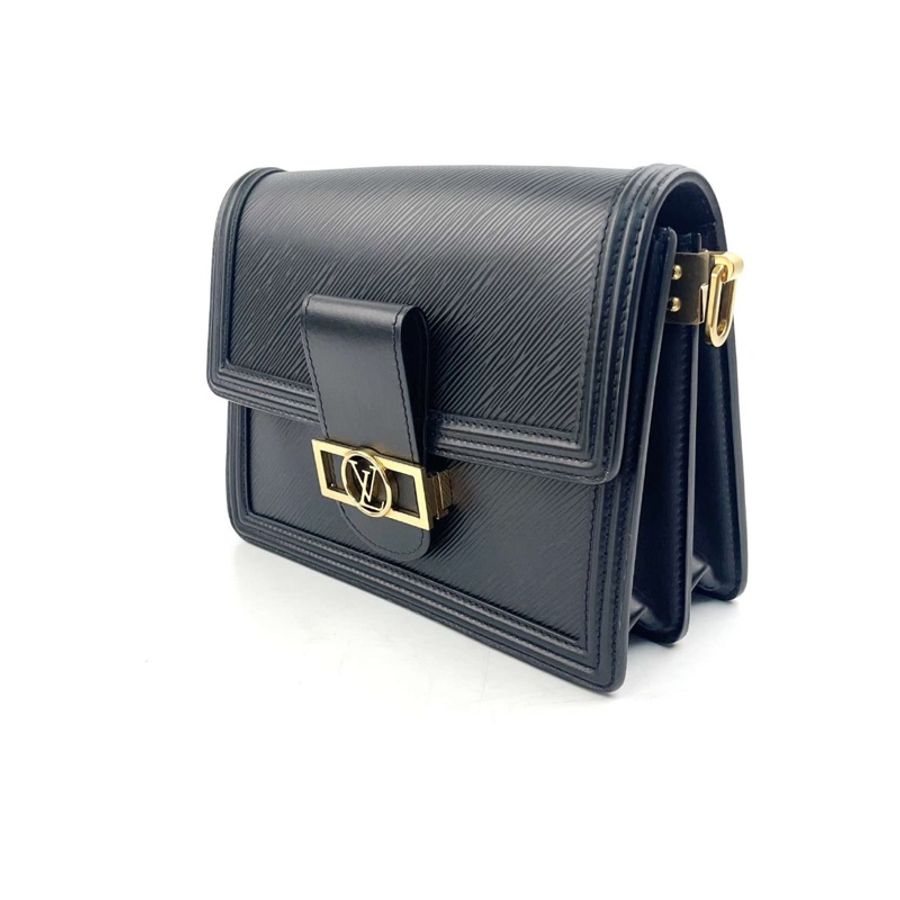 Louis Vuitton LV Dauphine中號單肩斜挎包 芯片款全套-2