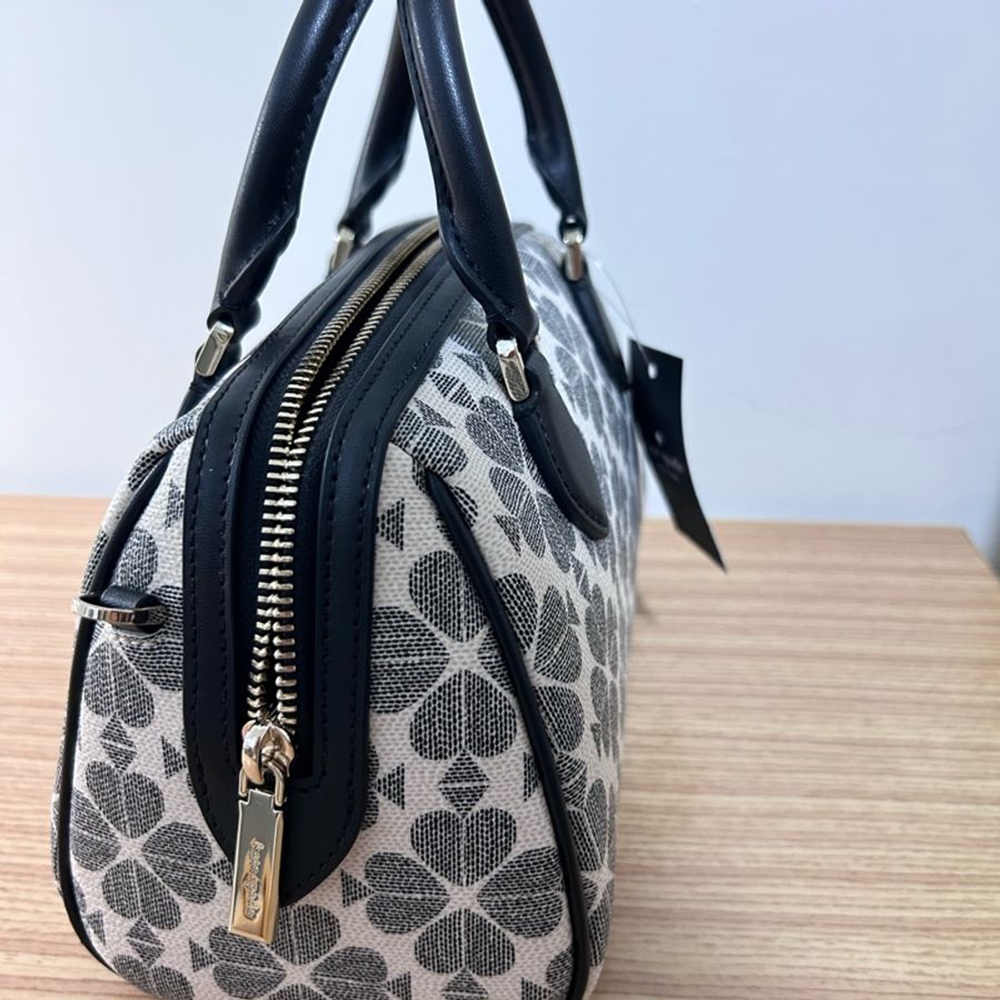 Kate Spade 老花小波士頓包-4