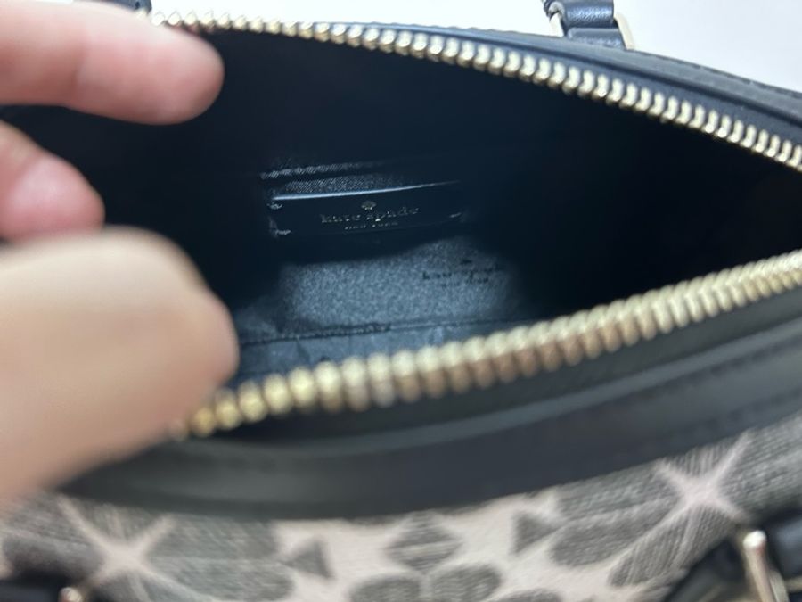 Kate Spade 老花小波士頓包-5