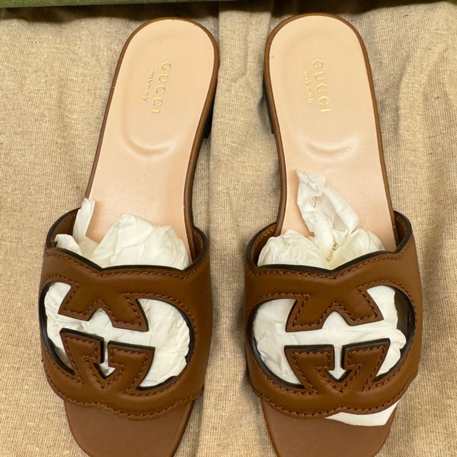 Gucci古馳平底拖鞋-5