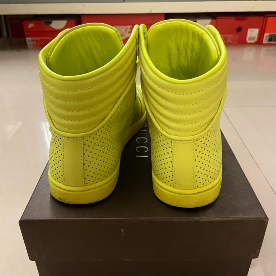 Gucci 高筒螢光休閒鞋37號-3