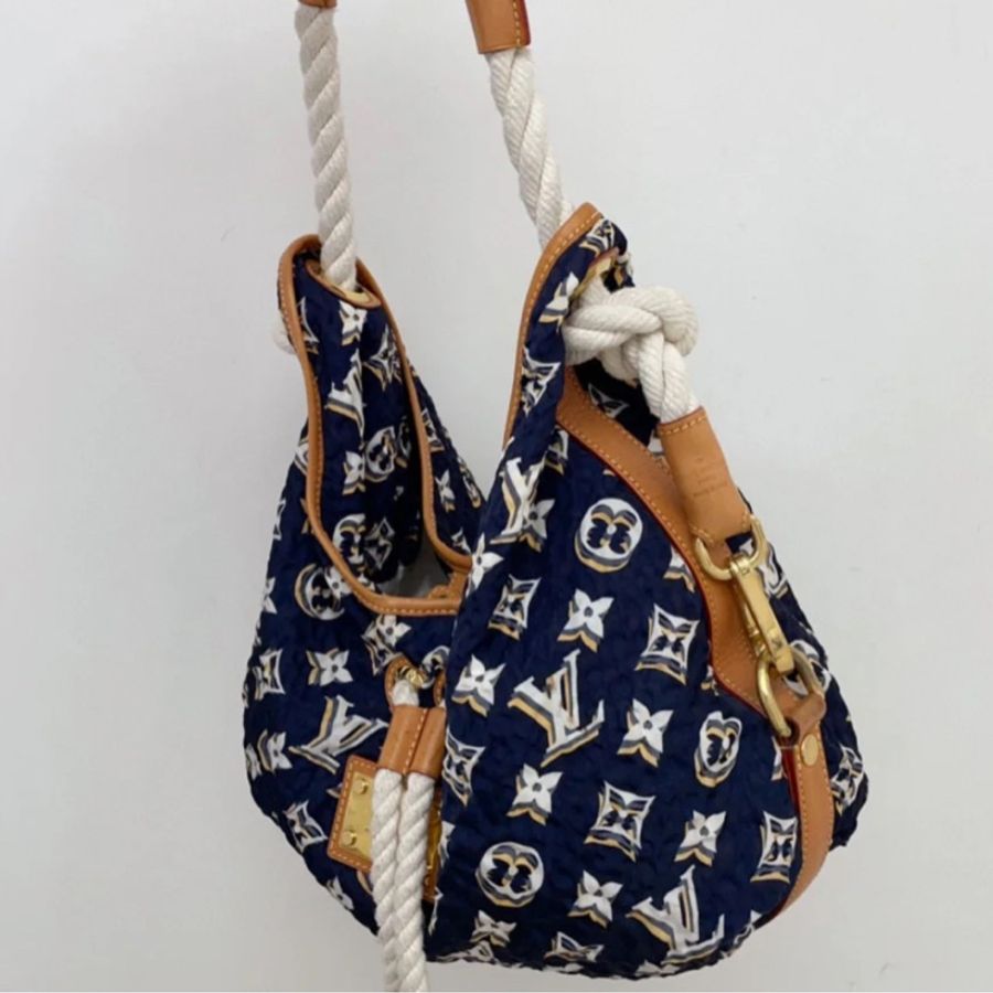 LV限量航海郵輪3D幻影系列 hobo 兩用包 M40238-2
