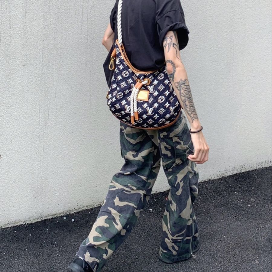 LV限量航海郵輪3D幻影系列 hobo 兩用包 M40238-28