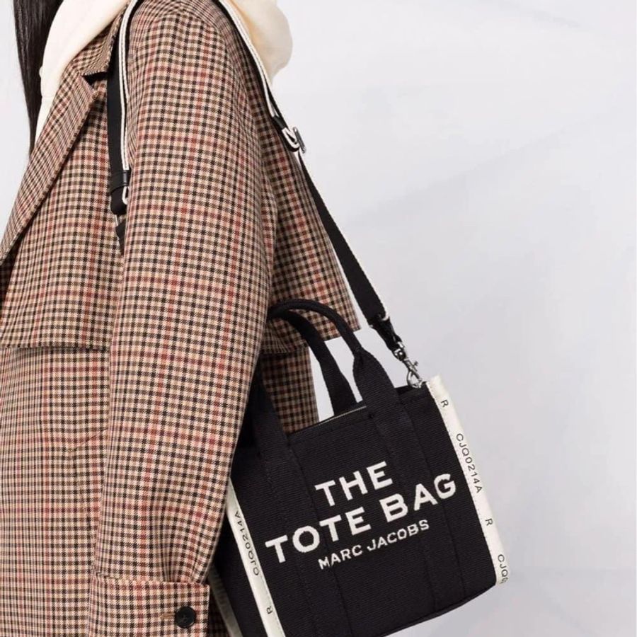 Marc Jacob撞色托特帆布包-0