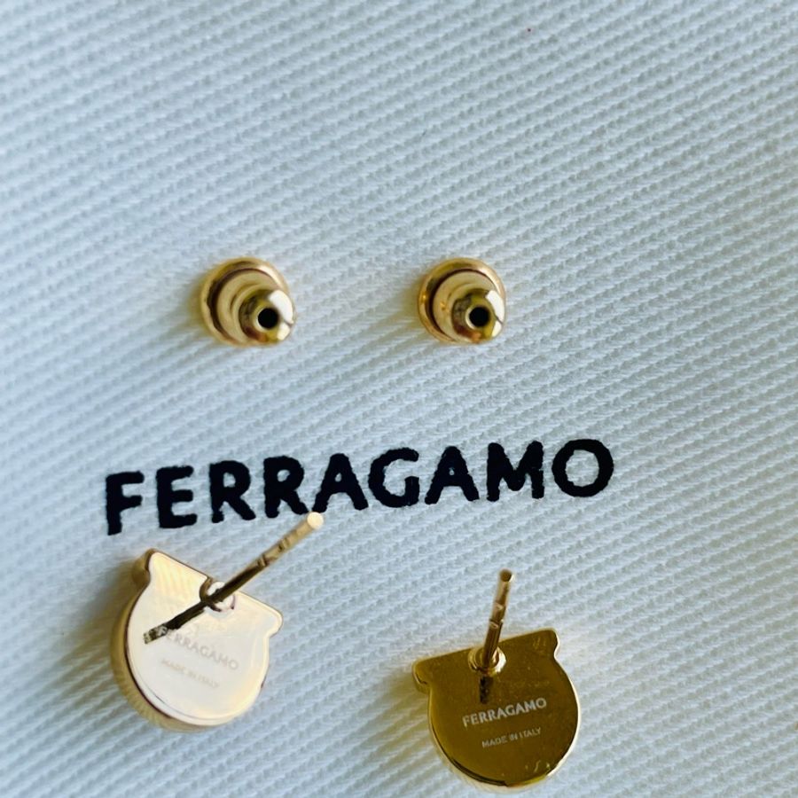 Ferragamo Gancini珍珠耳環-12