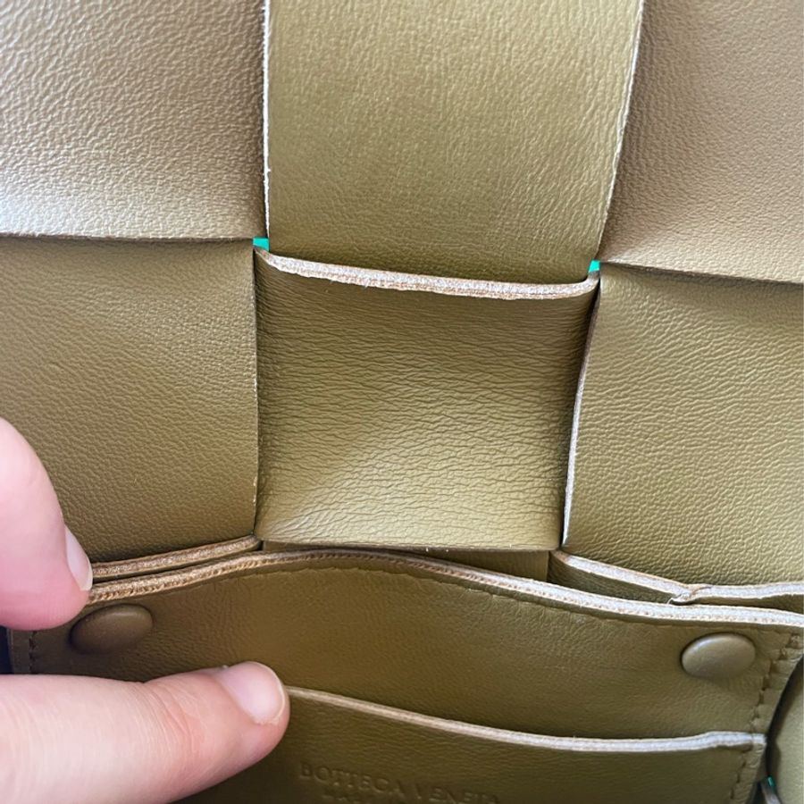 Bottega Veneta candy cassette acorn 橡果棕mini bag 六格 羊皮 BV-15