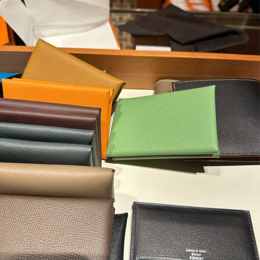 Hermès Calvi Duo 卡包 全新全配-6