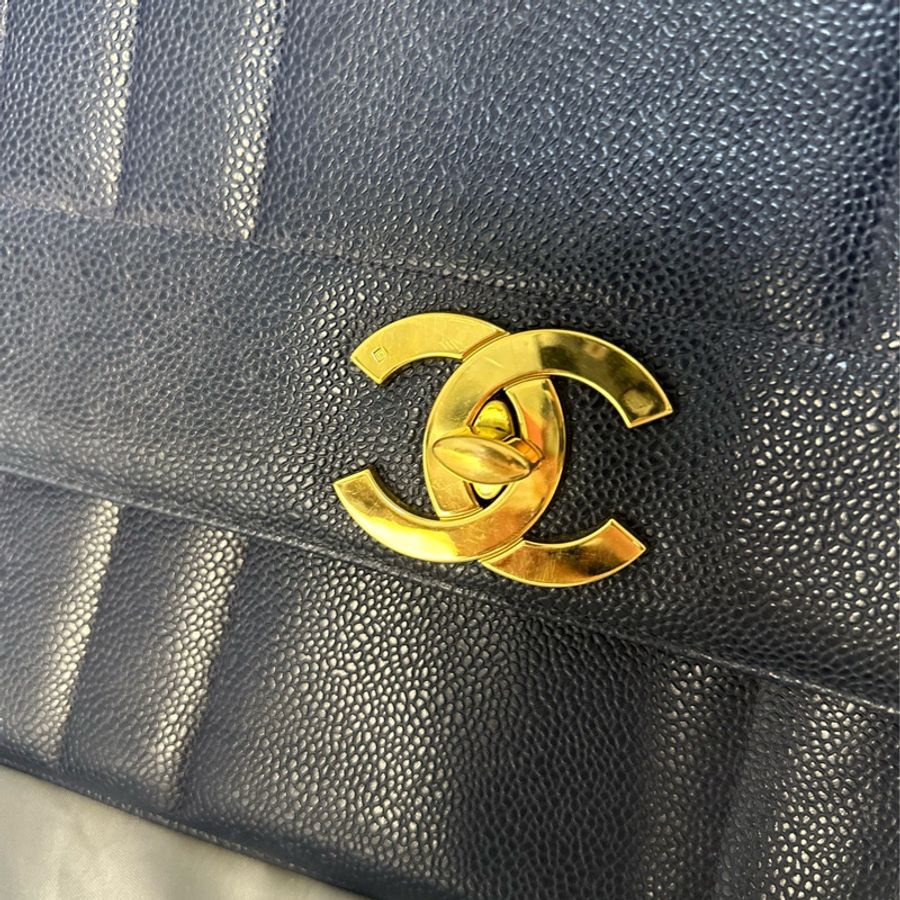 Chanel Vintage 老香 收藏級別 手提 凱莉包 貝嫂包-18