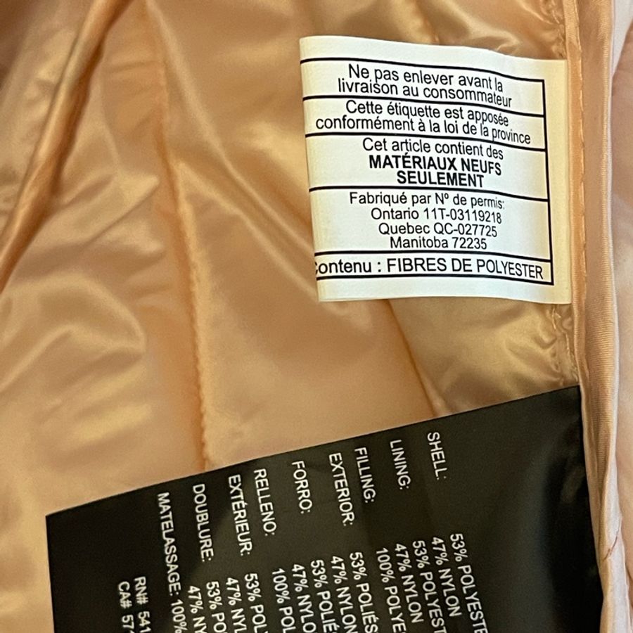 Karl Lagerfeld珍珠粉色連帽外套XL-12