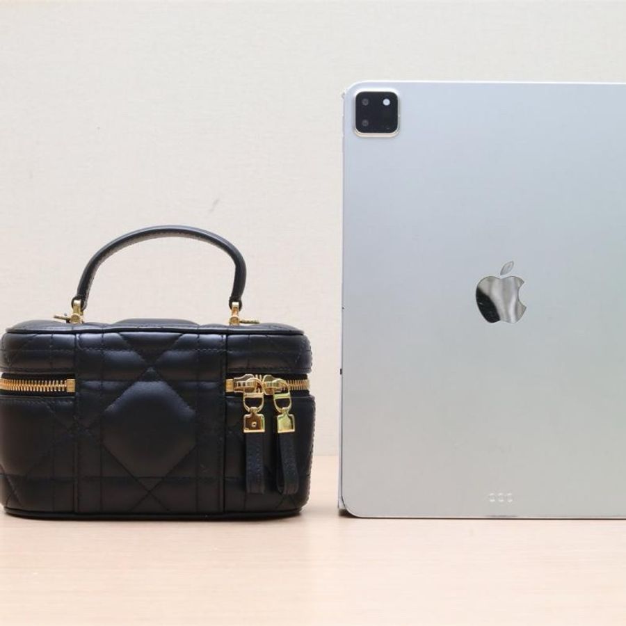 DIOR(迪奧) 24春夏 30 Montaigne Caro 化妝包 黑色 金扣 2024-1