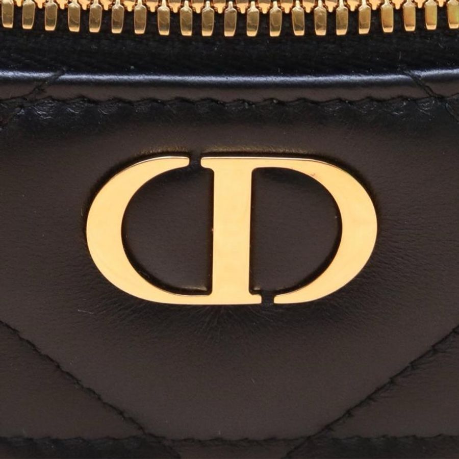DIOR(迪奧) 24春夏 30 Montaigne Caro 化妝包 黑色 金扣 2024-4