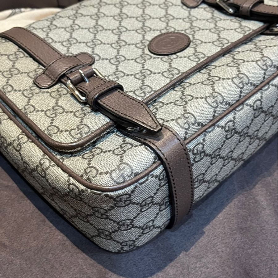 GUCCI 古馳 經典 郵差包 棕色 男女款 現貨-20
