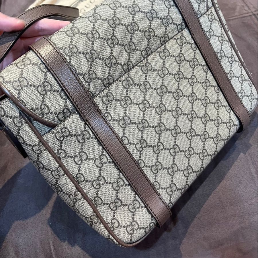 GUCCI 古馳 經典 郵差包 棕色 男女款 現貨-25