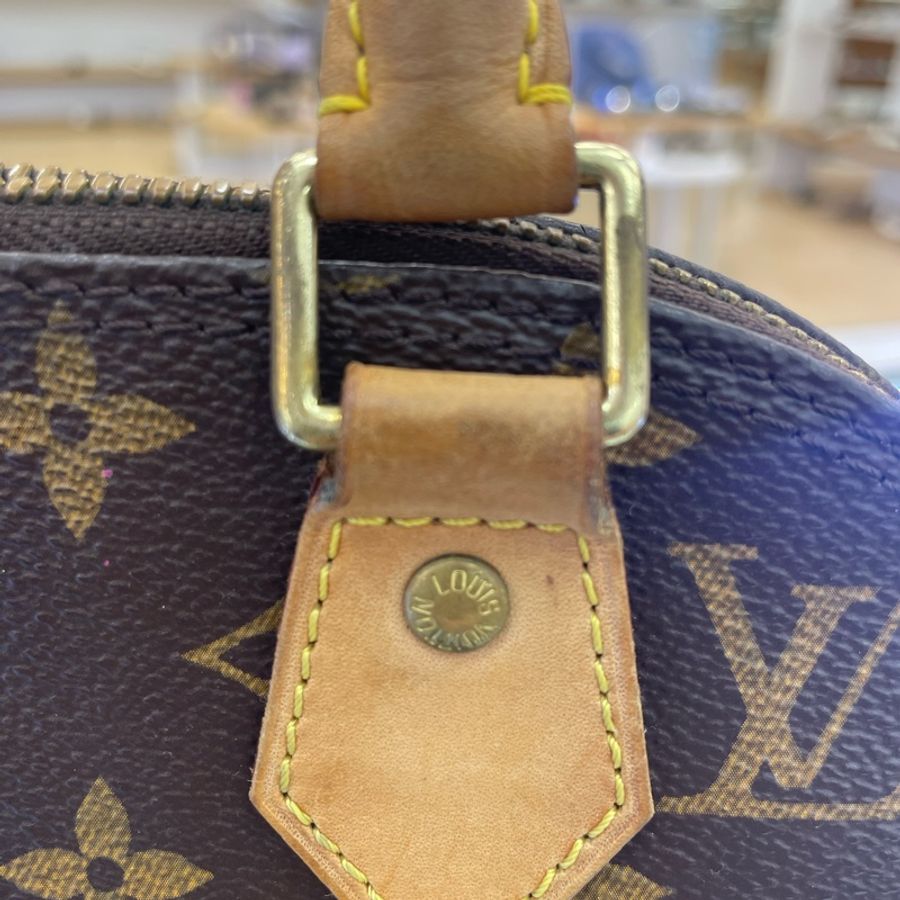 Louis Vuitton Alma BB 貝殼包 手提 斜背 兩用包-42