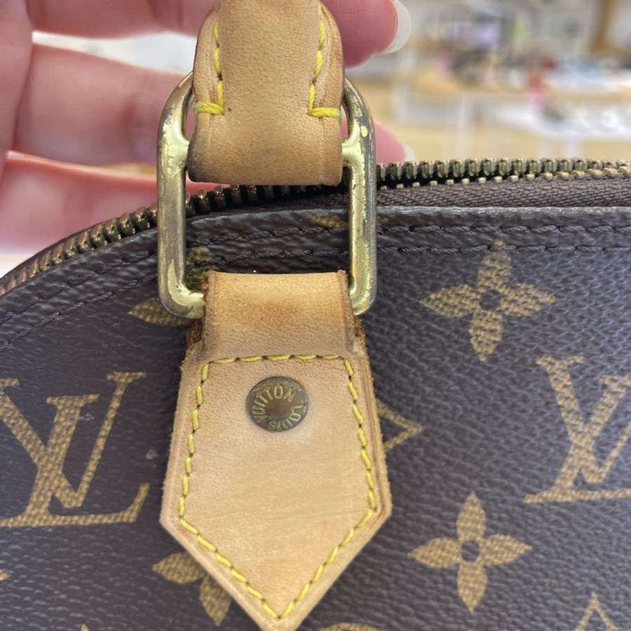 Louis Vuitton Alma BB 貝殼包 手提 斜背 兩用包-43