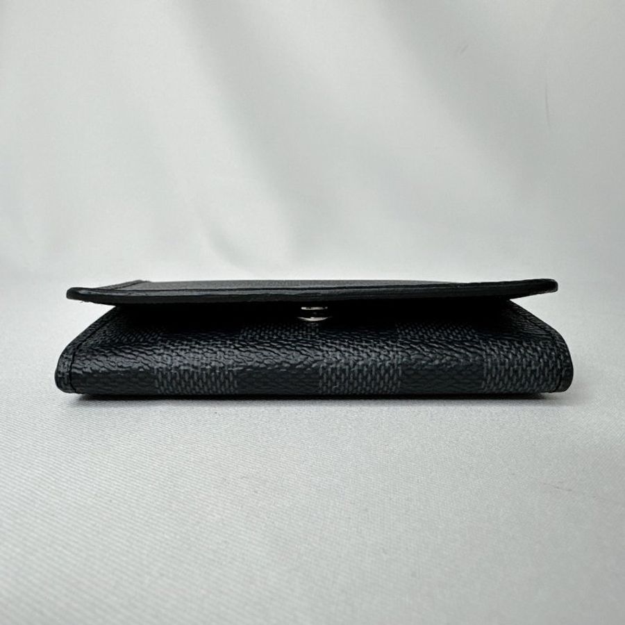 LV Enveloppe黑棋盤格卡包-10