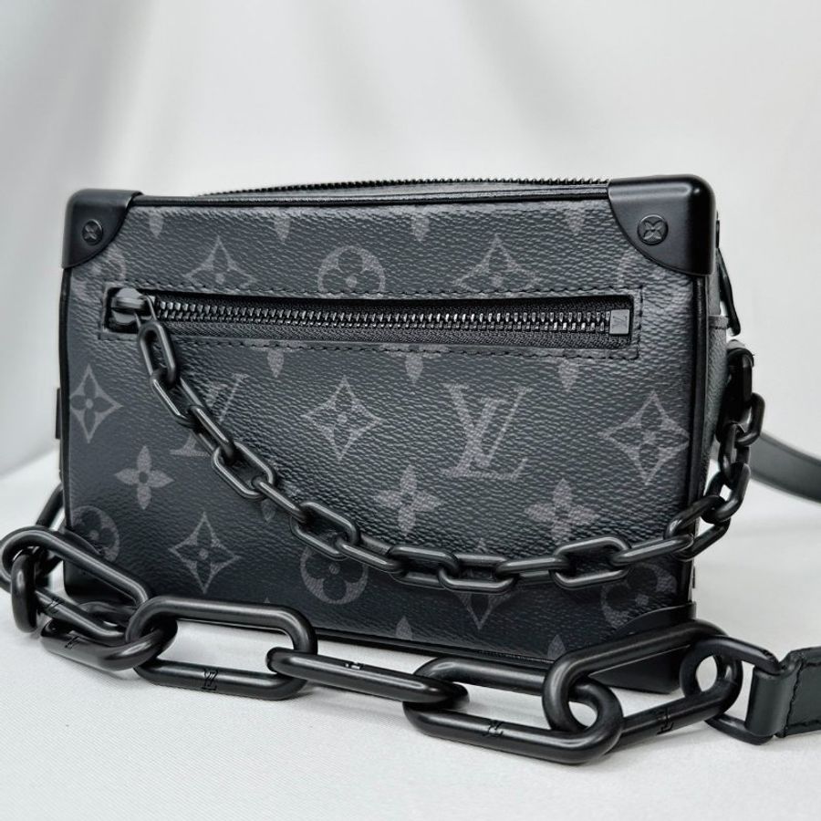 LV Mini Soft Trunk黑花箱包-7