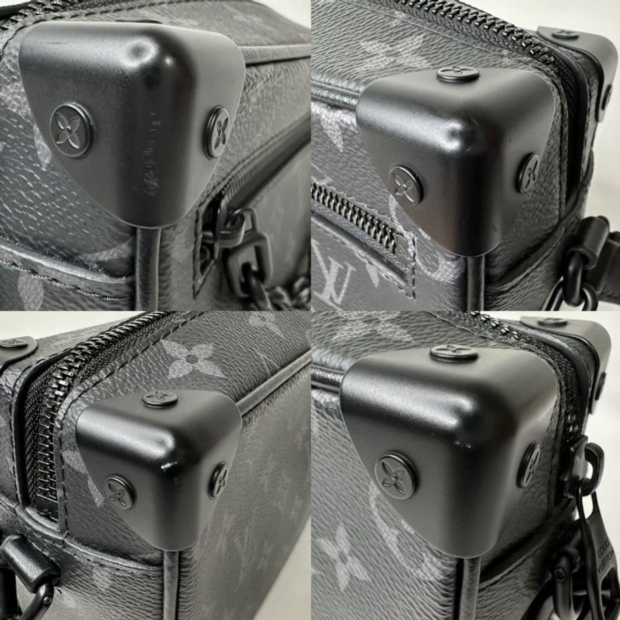 LV Mini Soft Trunk黑花箱包-10