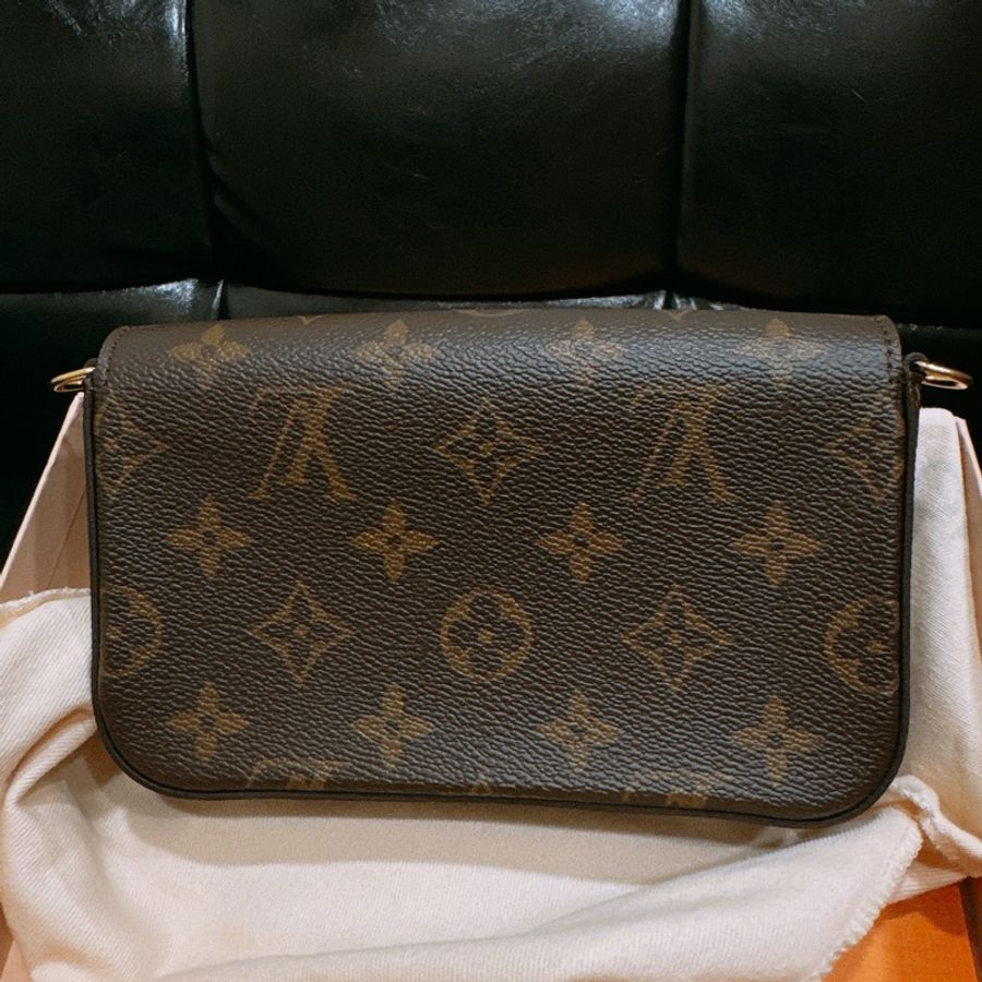 LOUIS VUITTON 路易威登 大全配 二合一側背包 M80091 FÉLICIE STRAP & GO-8