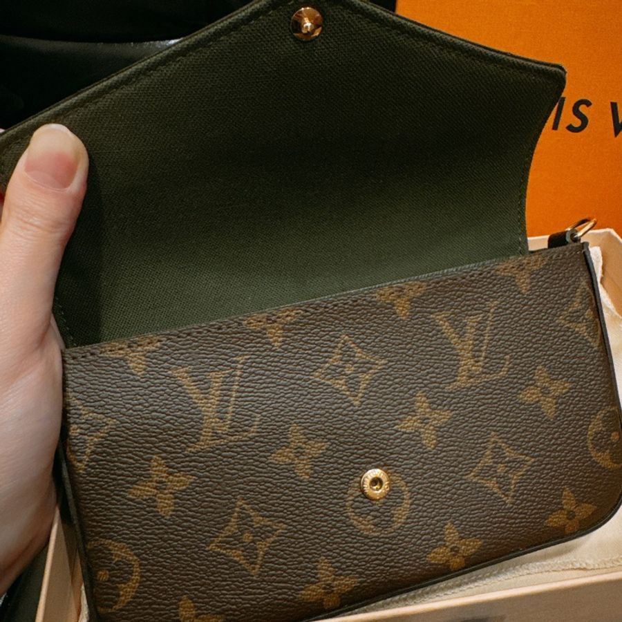 LOUIS VUITTON 路易威登 大全配 二合一側背包 M80091 FÉLICIE STRAP & GO-13