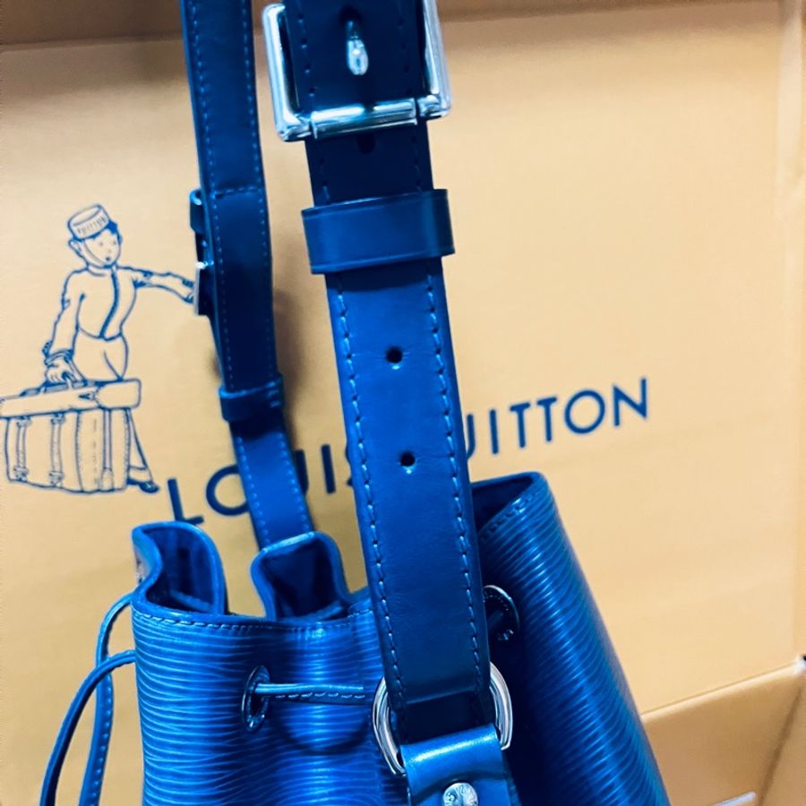 LV M40675水桶包💦水波紋藍色-4