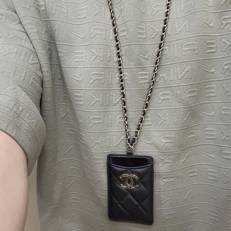 拍拍圈最便宜❗️香奈兒Chanel項鍊卡夾(配件齊全送禮都很適合)-8