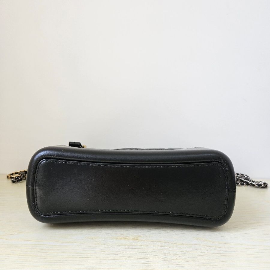 NOW BAGS｜【二手現貨】Chanel Gabrielle流浪包 27開 黑金中號-5