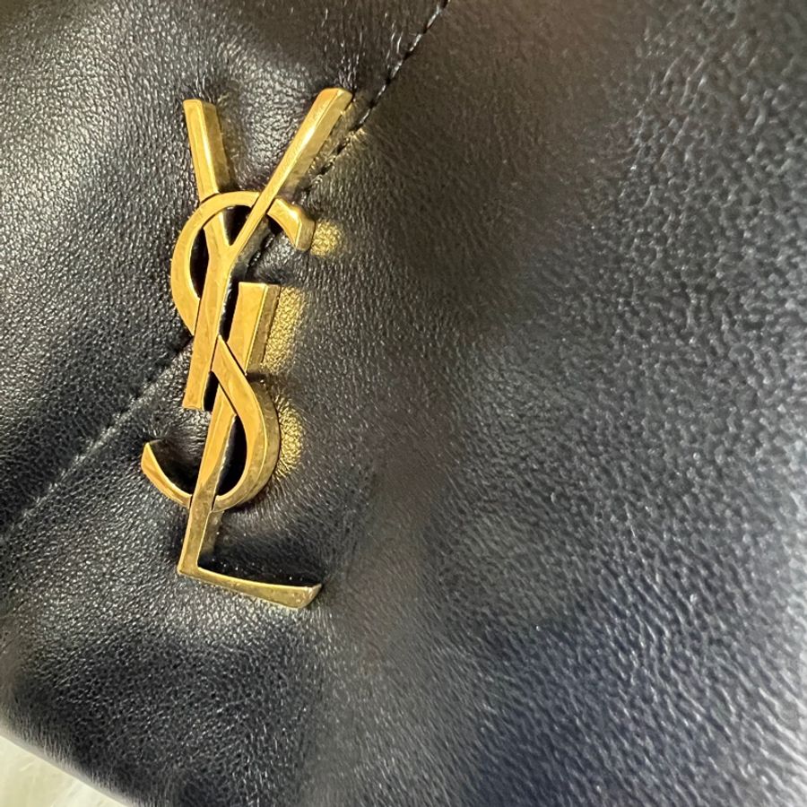 新款YSL黑金羊小馬鞍包-7
