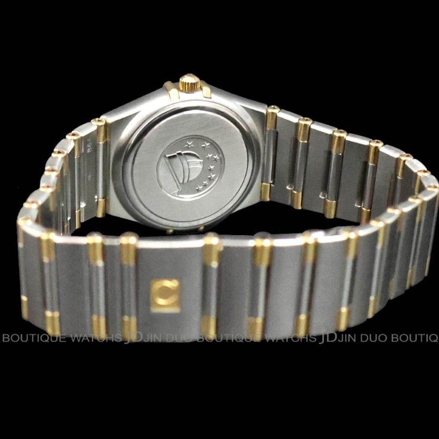 金鐸精品~2360 OMEGA 歐米茄 constellation 星座系列 玫瑰金白珍珠母貝面盤 石英女用鑽錶-2
